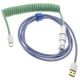 2. Ducky Premicord kabel USB 1,8 m USB A USB C Niebieski, Zielony