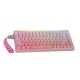 13. Klawiatura gasket HERO84 HE PINK+Gradient+Contour Dragon King switch RGB AULA