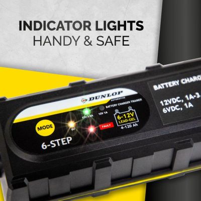 2. PROSTOWNIK DO AKUMULATORÓW DUNLOP 3,8A