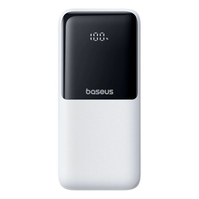 2. Powerbank Baseus Lipow 20000mAh 22,5W z dwoma wbudowanymi kablami z dodatkowym kablem Baseus Simple USB-A - USB-C 3A 20cm - biały
