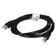 2. Kabel Lanberg CA-USBA-10CC-0018-BK (USB 2.0 M - USB 2.0 M; 1,8m; kolor czarny)