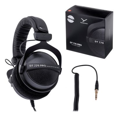 28. Beyerdynamic DT 770 PRO 250 OHM BLACK LIMITED EDITION - Słuchawki studyjne zamknięte