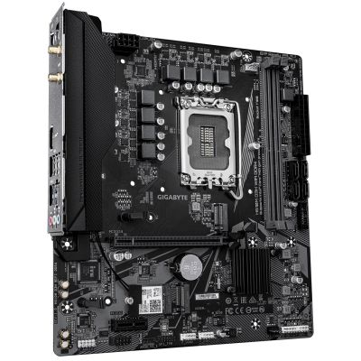 3. Płyta główna Gigabyte H610M D3H WIFI DDR4 | Rodzina procesorów Intel | Gniazdo procesora LGA1700 | Obsługiwane interfejsy dysków twardych SATA, M.2 | Ilość złączy SATA: 4