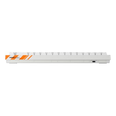 2. CHERRY K5 PRO TMR COMPACT klawiatura Gaming USB QWERTZ Niemiecki Pomarańczowy, Biały