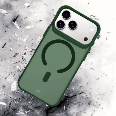 31. Etui 3mk Smoke MagCase na iPhone 17 Pro - zielone-półprzezroczyste