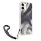 4. Etui Guess Marble Collection na iPhone 12 mini - szare