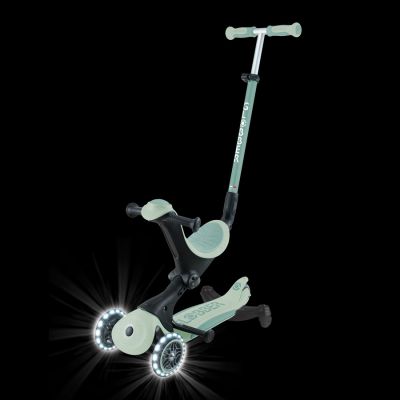 5. Hulajnoga trójkołowa z siedziskiem jeździk GO•UP DELUXE LIGHTS ECOLOGIC 360 (697-505)