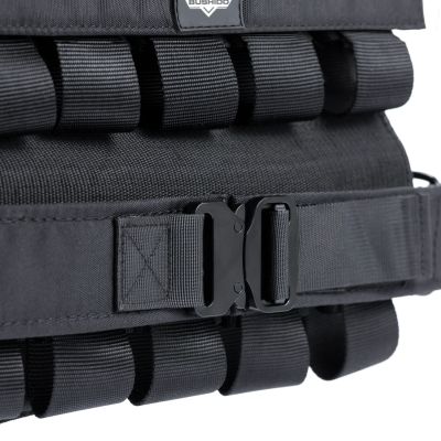 7. Kamizelka treningowa obciążeniowa 20 kg z bloczkami W20B | DBX Bushido