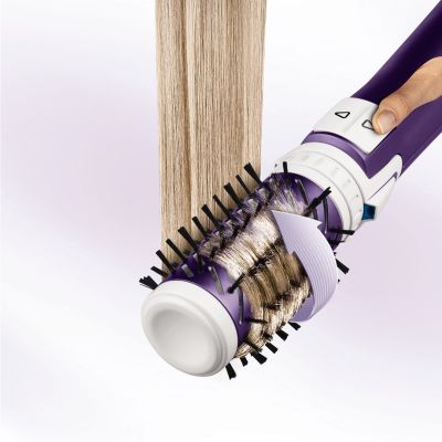 5. Suszarko-lokówka Rowenta CF 9530 Brush Active (1000W; kolor fioletowy)