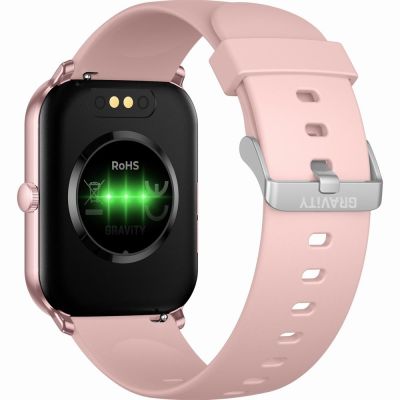 8. Smartwatch Gravity Różowe Złoto Różowy GT36-1