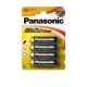 Baterie LR6 AA PANASONIC blister 4 sztuki