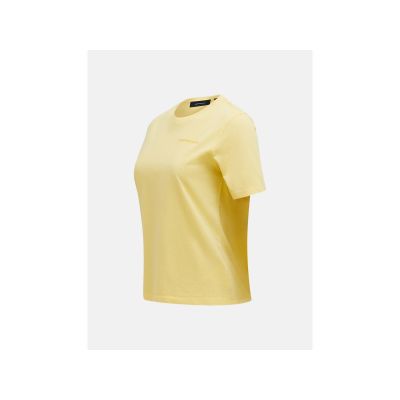 2. Koszulka PEAK PERFORMANCE Original Small Logo Tee Women żółty