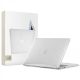 Etui Tech-Protect SmartShell na MacBook Air 13" M2 / M3 / 2022-2024 - przezroczysto-brokatowe