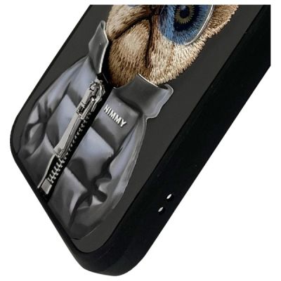 4. Etui Nimmy Cool&Cute 2.0 na iPhone 15 Pro - czarne