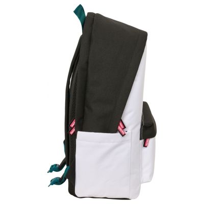 8. Real Madryt plecak sportowy z USB i z miejscem na laptopa double backpack 612554820