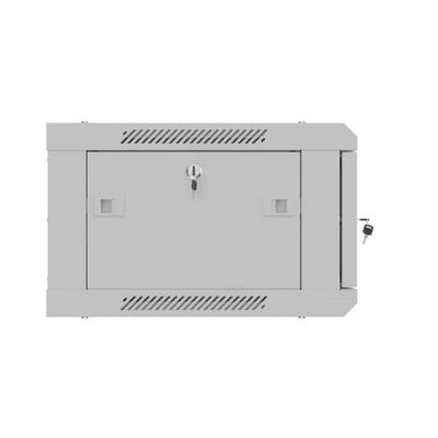 12. LANBERG SZAFA INSTALACYJNA RACK WISZĄCA 19" 4U 600X450 SZARA DRZWI METALOWE (FLAT PACK)