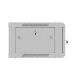 12. LANBERG SZAFA INSTALACYJNA RACK WISZĄCA 19" 4U 600X450 SZARA DRZWI METALOWE (FLAT PACK)