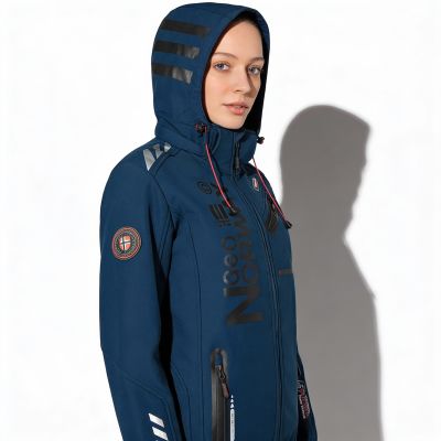 8. Kurtka softshell damska Geographical Norway REINE ASSORT B EO LADY 007 NAVY / NAVY (WU8088F/GNO-MARINE / MARINE)
