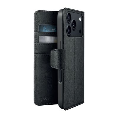 Etui SBS Wallet Classic Mag na iPhone 18 Pro Max z portfelem i podstawką kompatybilne z MagSafe - czarne