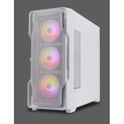 4. Nanoxia DS-9ARGB-W zabezpieczenia & uchwyty komputerów Midi Tower Biały
