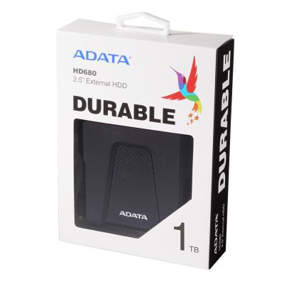 2. Dysk zewnętrzny HDD ADATA HD680 (1TB; 2.5"; USB 3.2; czarny)