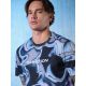 3. T-shirt regular z nadrukiem męski 4F 4FRSS26TTSHM3656-90A
