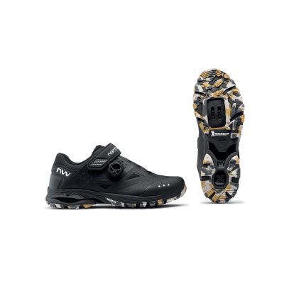 Buty rowerowe NORTHWAVE Spider Plus 3 - czarny/brązowy