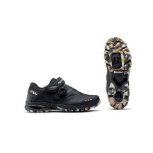 Buty rowerowe NORTHWAVE Spider Plus 3 - czarny/brązowy