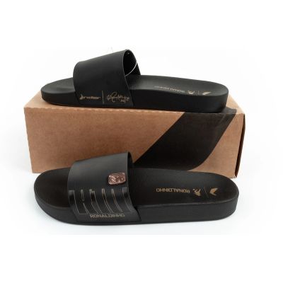 10. Rider buty klapki męskie sportowe R10 Slide wygodne czarne laczki