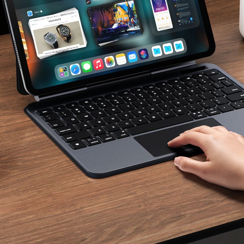 8. Etui z klawiaturą Dux Ducis (MK series) na iPad Pro 11" (2024) - czarne