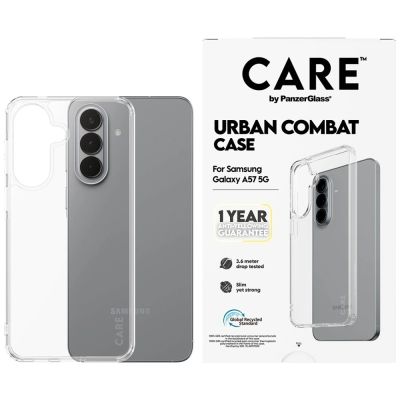 2. Etui CARE by PanzerGlass Flagship Urban Combat na Samsung Galaxy A57 - przezroczyste