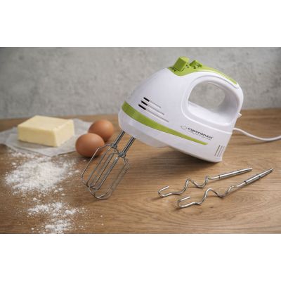 16. Mikser ręczny Esperanza Apple Pie EKM011 (400W; kolor biały)