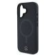 6. Etui Mercedes Plain Smooth Leather MagSafe na iPhone 16 - czarne