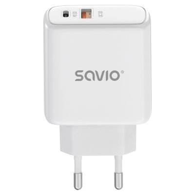 SAVIO ŁADOWARKA SIECIOWA 20W QUICK CHARGE POWER DELIVERY 3.0 LA-12