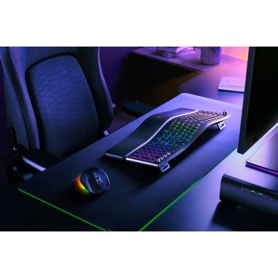 2. Razer Pro Type Ergo klawiatura Uniwersalne USB + RF Wireless + Bluetooth QWERTY US English Czarny