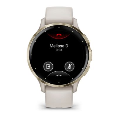 2. Garmin Venu 3S 3,05 cm (1.2") AMOLED 41 mm Cyfrowy 390 x 390 px Ekran dotykowy Złoto, Kość słoniowa Wi-Fi GPS