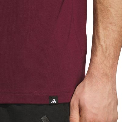 5. Koszulka męska adidas Varsity Tailsweep Graphic bordowa KS2180