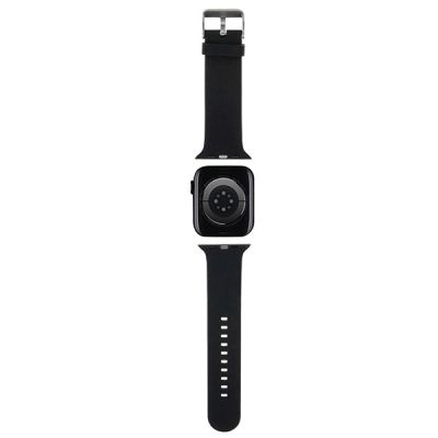 2. Pasek Karl Lagerfeld 3D Rubber Karl&Choupette Heads na Apple Watch 38/40/41mm - czarny