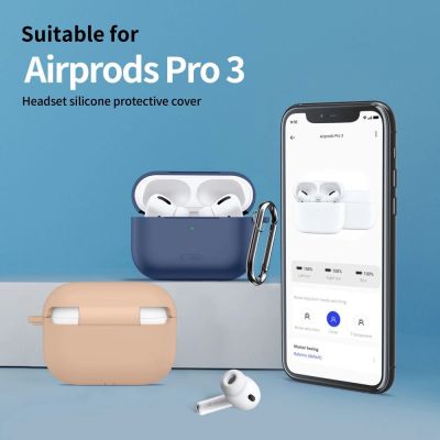 5. Etui Tech-Protect Silicone Hook na AirPods Pro - szare