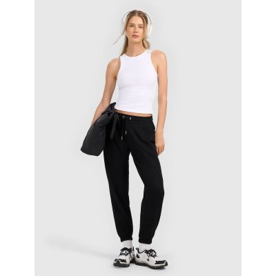 6. Top slim z prążkowanej dzianiny damski 4F 4FRAW25TSLEF310-10S