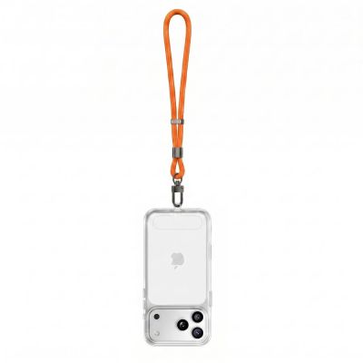 4. Smycz Tech-Protect C11S Rope Wrist Strap do telefonu - pomarańczowa