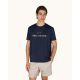 2. Paul&Shark T-shirt bawełniany męski granatowo-złoty 99311007-50E - klasyczny krój, logo