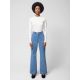 Jeansy flare z rozszerzanymi nogawkami damskie Outhorn OTHWSS24TTROF726-33S