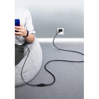 6. Ugreen kabel przewód przedłużacz przejściówka USB 3.0 (żeński) - USB 3.0 (męski) 3 m czarny (US129 30127)