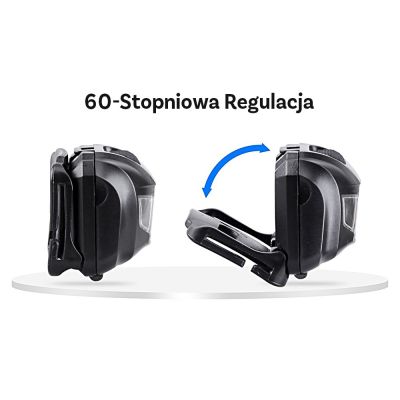 8. MONTIS LATARKA BATERYJNA CZOŁOWA/NAGŁOWNA LED Z SENSOREM "WAVE" MT002