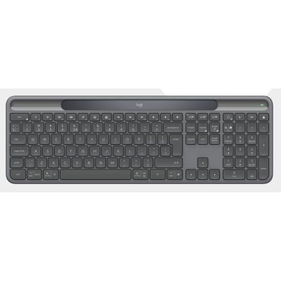2. Logitech Signature Slim Solar+ K980 for Business klawiatura Uniwersalne RF Wireless + Bluetooth QWERTZ Niemiecki Grafitowy