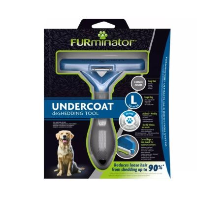 FURminator - furminator dla psów długowłosych - L