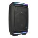 23. V-TONE OrionX 14 ACCU - Kolumna aktywna akumulatorowa czarna, Bluetooth, TWS, USB, AUX, FM, DSP, wysuwana rączka, kółka transportowe, 135W RMS