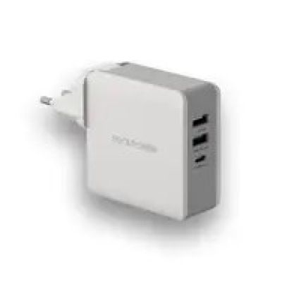 6. RealPower DeskCharge-65 Travel Uniwersalne Szary Prąd przemienny Wewnętrzna