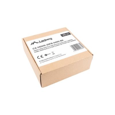 5. LANBERG KABEL HDMI M/M V2.0 40M OPTYCZNY AOC CA-HDMI-20FB-0400-BK